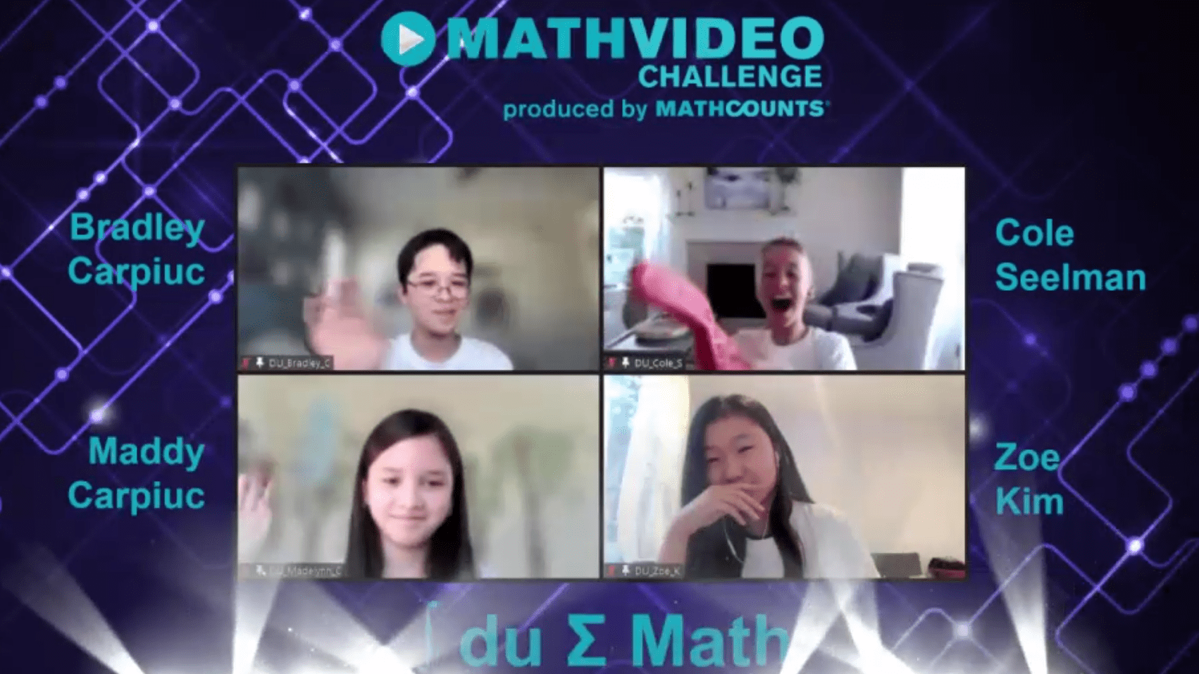 2021 NATIONAL COMPETITION WINNERS MATHCOUNTS Foundation